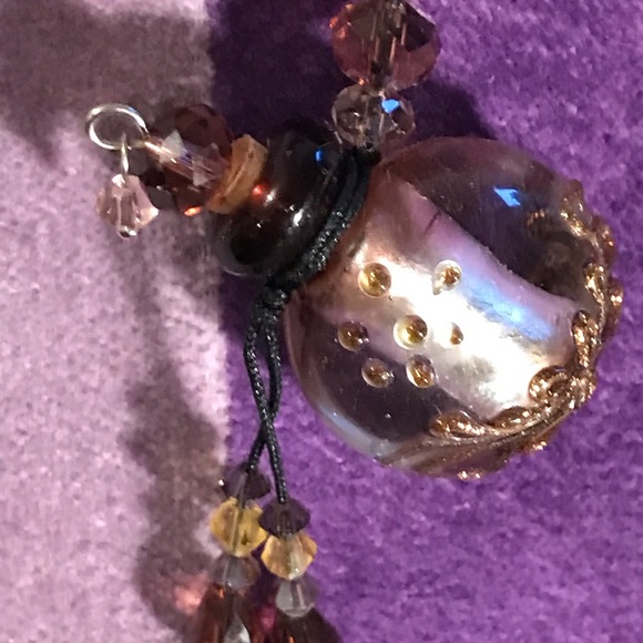 Glassblown Whimsical fairy dust necklace - Picture 6 of 6